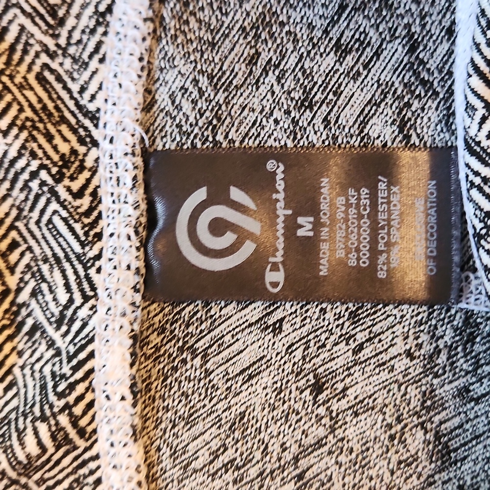 Champion Black and White Patterned Leggings - Picture 2 of 7